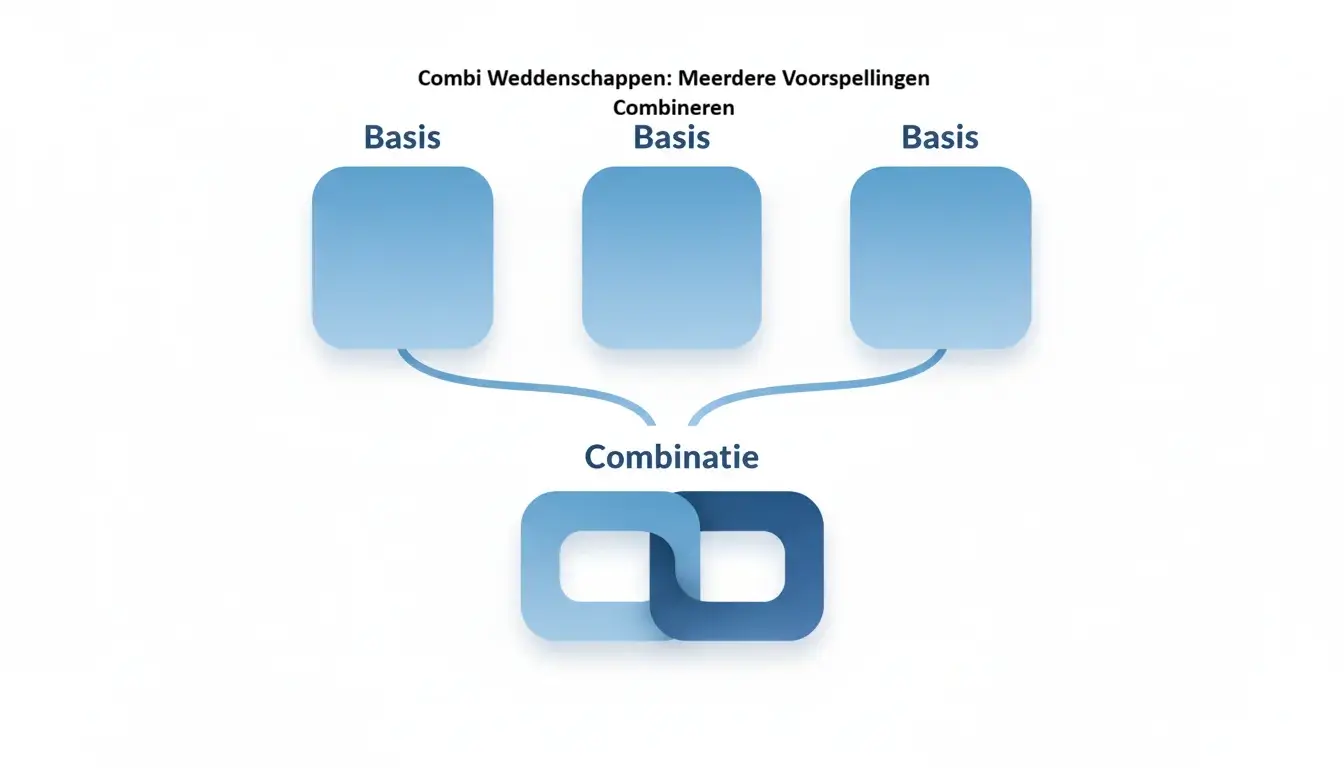 Schematische weergave van verschillende combinatiestructuren