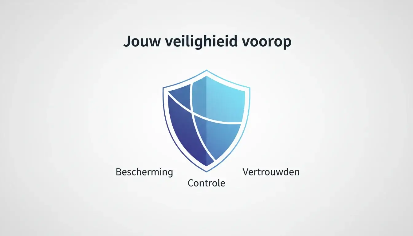 Schild symbool dat bescherming representeert