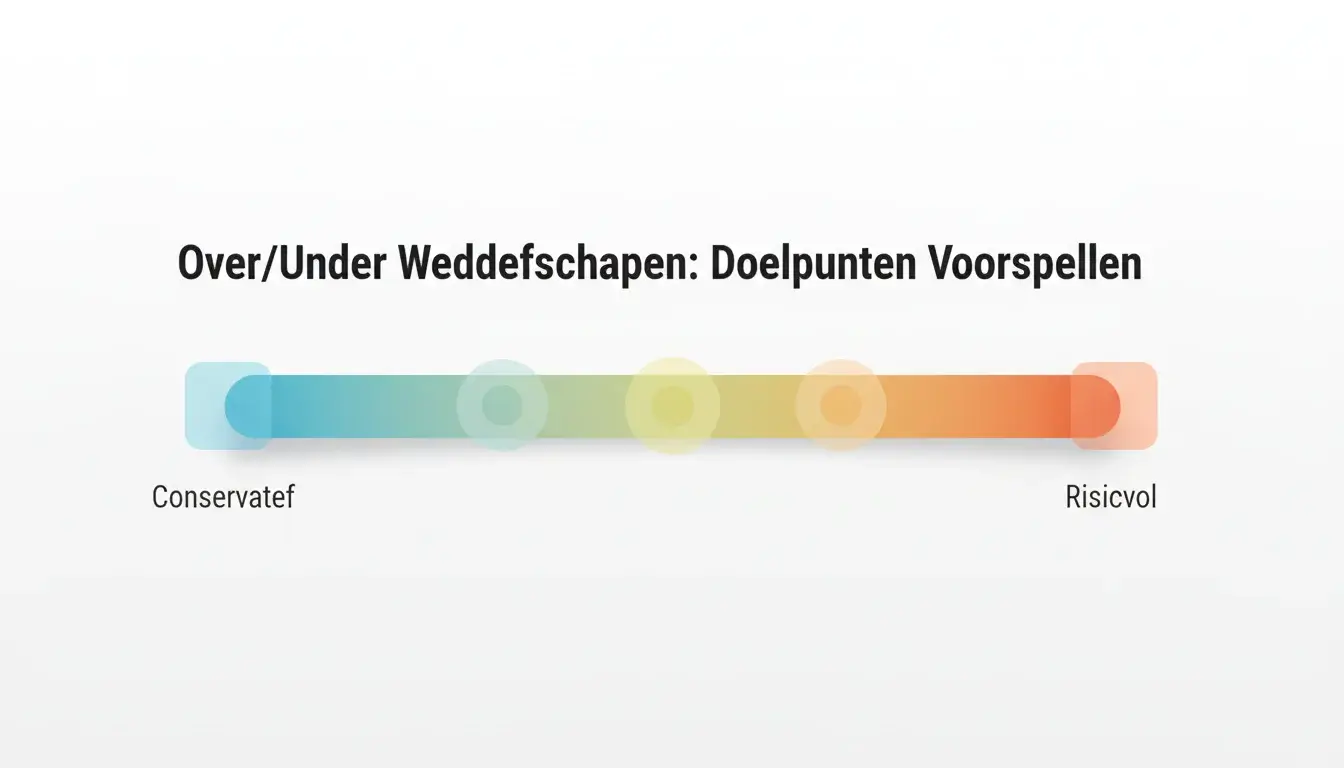 Overzicht van verschillende doelpuntenlijnen met bijbehorende kansen