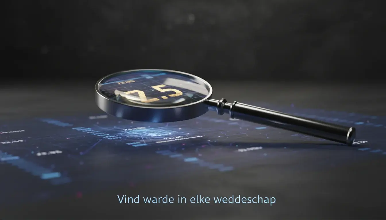 Vergrootglas dat focust op quoteringen met één uitgelichte waarde